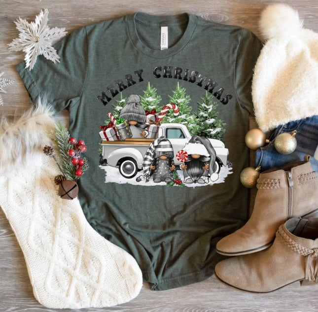 Merry Christmas Truck T-Shirt