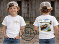 Southern Boy Kids Graphic Tee (Front & Back Design) | Country Kids Shirt | Southern Lake Life Tee