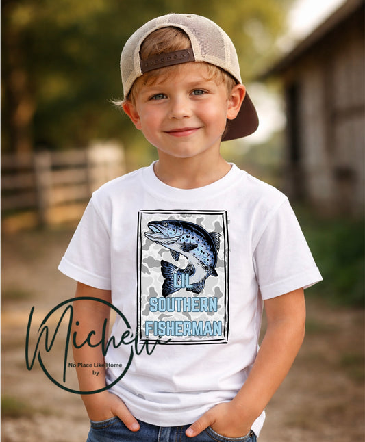 Lil’ Southern Fisherman Kids Graphic Tee