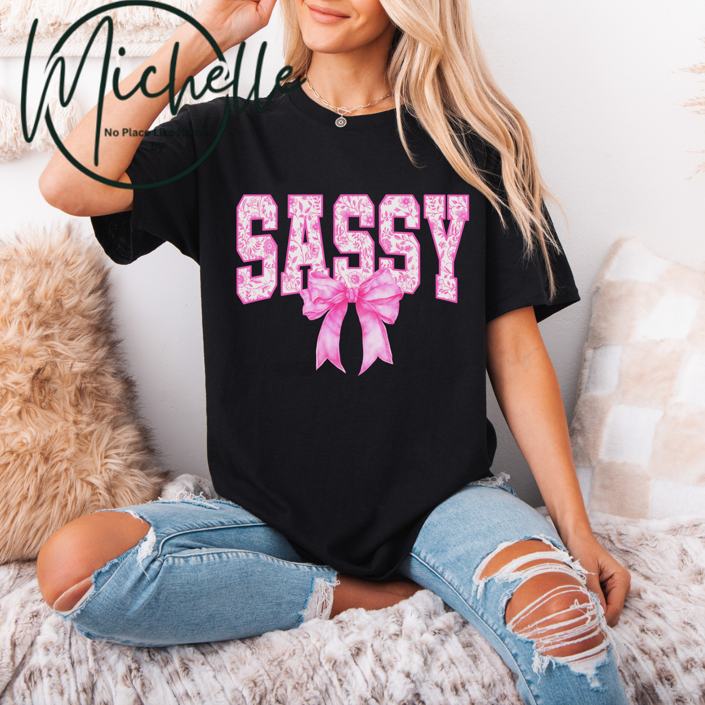 Sassy Bow Graphic Tee