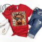 Patriotic Highland Cow Graphic Tee | 4th of July Shirt | American Flag Cow Tee | Farmhouse Western Shirt