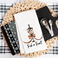 Trick or Treat Candy Jar Halloween Flour Sack Hand Towel