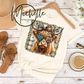 Patriotic Highland Cow Graphic Tee | 4th of July Shirt | American Flag Cow Tee | Farmhouse Western Shirt
