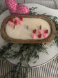 💗 Heart Wood Dough Bowl Candle