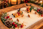 Reindeer Christmas Dough Bowl Candle