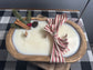 Christmas pine dough bowl candle