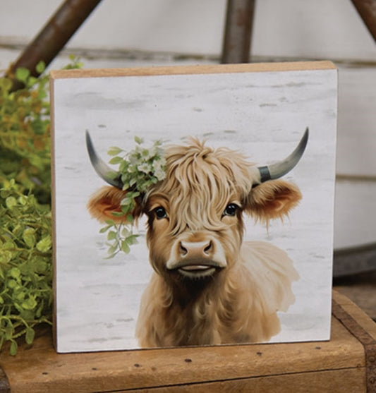 Pretty Highland Portrait Block