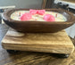 Easter egg dough bowl candle