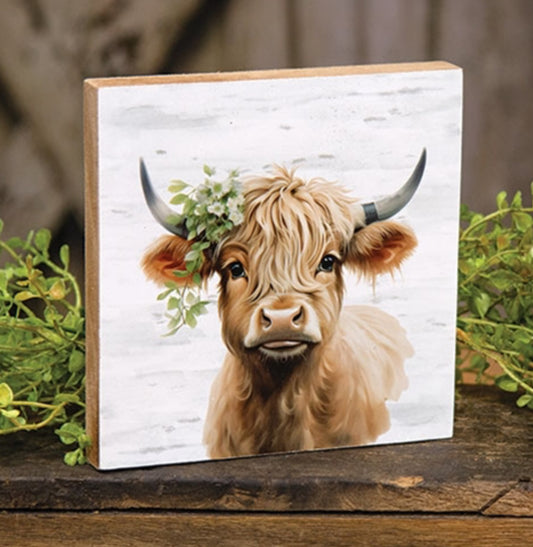 Pretty Highland Portrait Block