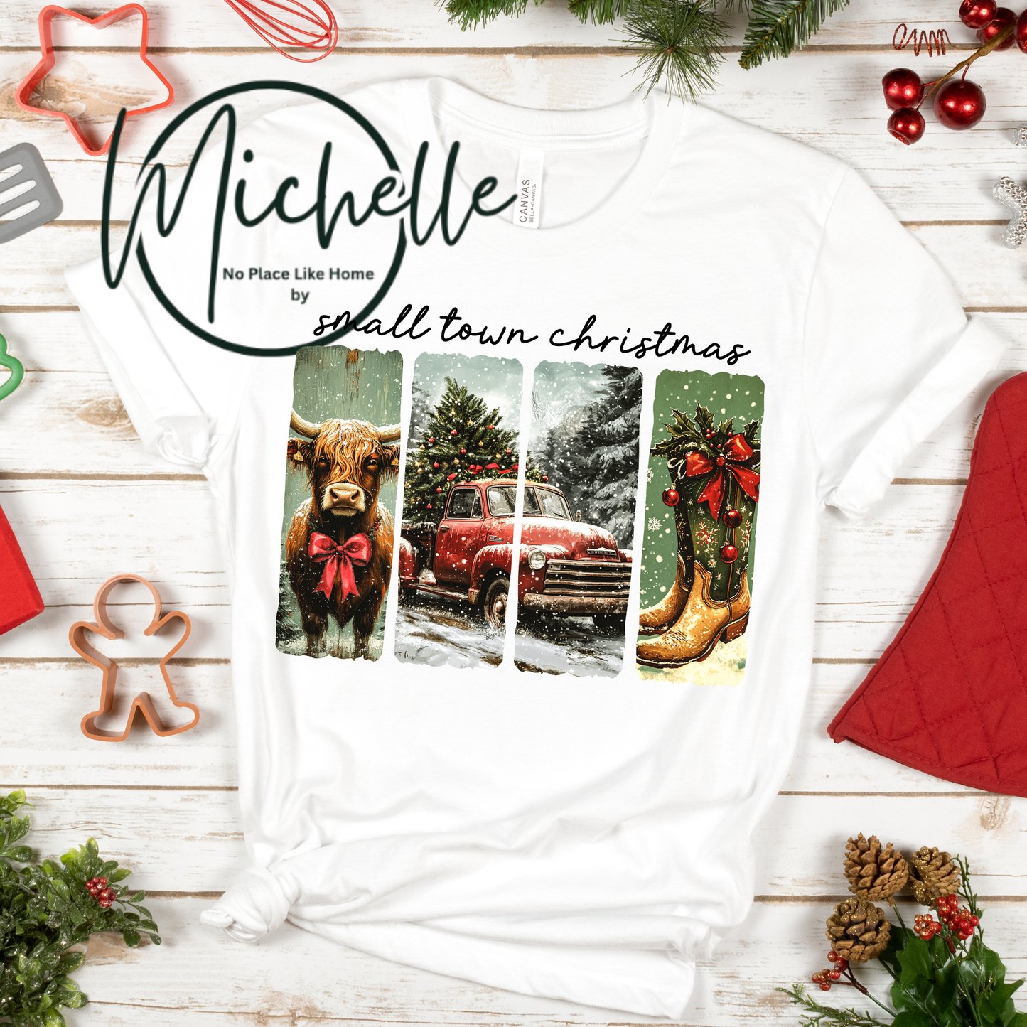 🎄 Small Town Christmas Tee