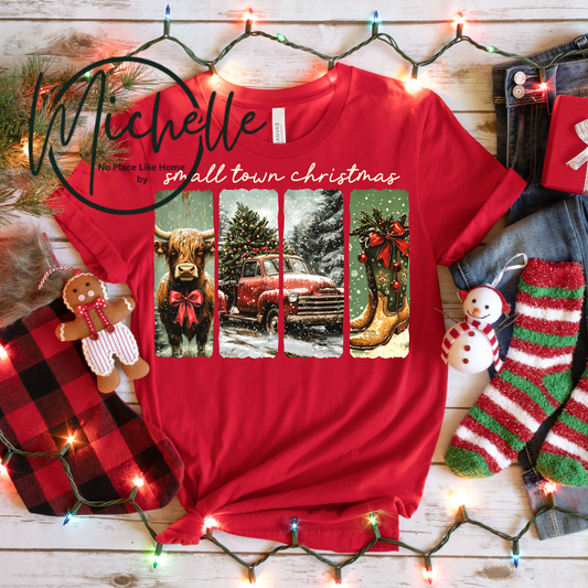 🎄 Small Town Christmas Tee