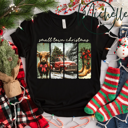 🎄 Small Town Christmas Tee