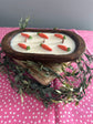 Carrot dough bowl candle